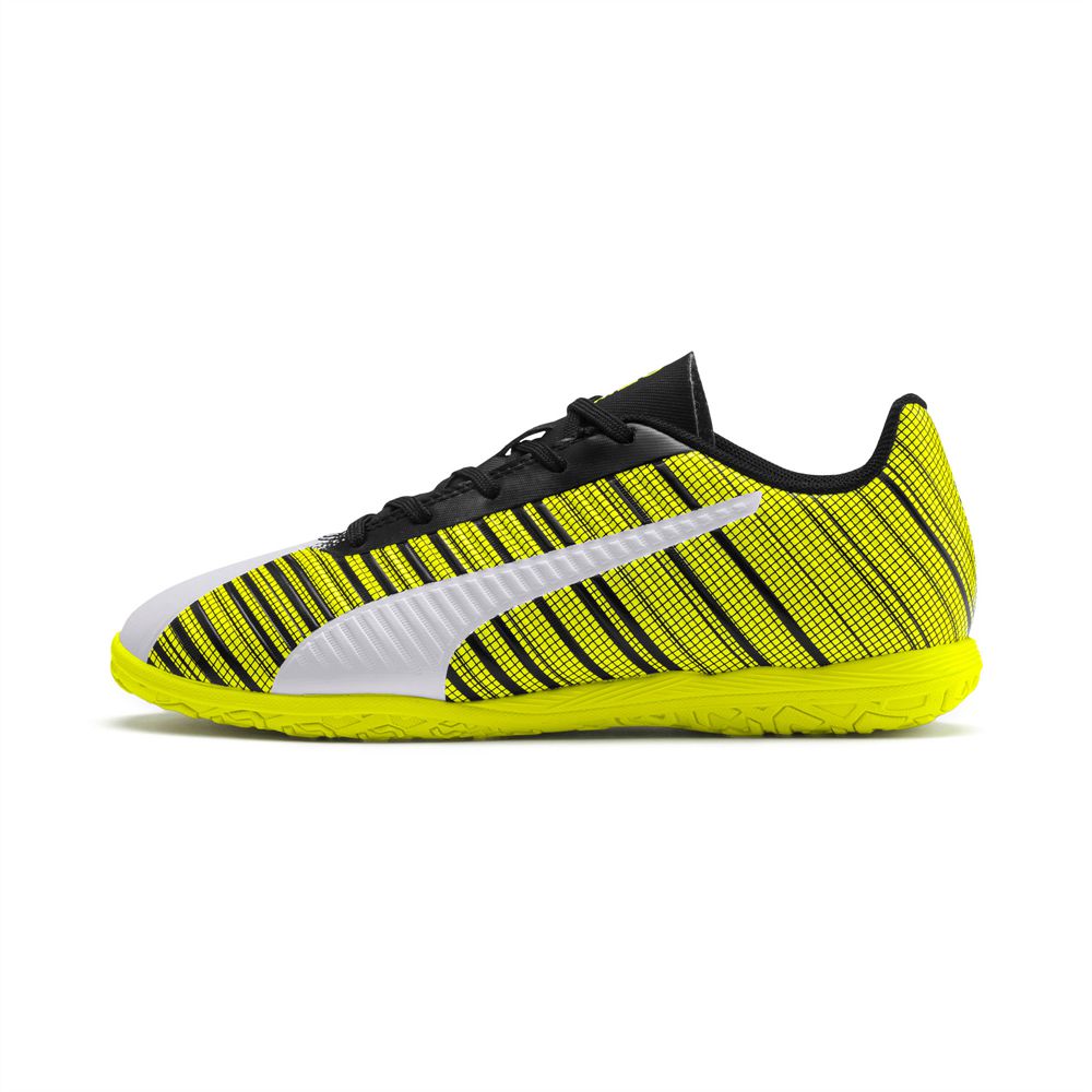Puma ONE 5.4 IT Fiú Focicipő - Fehér/Fekete/Sárga ( Hungary - FVOTR7941 )